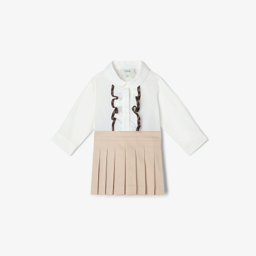 Baby dress Cotton poplin and gabardine baby dress