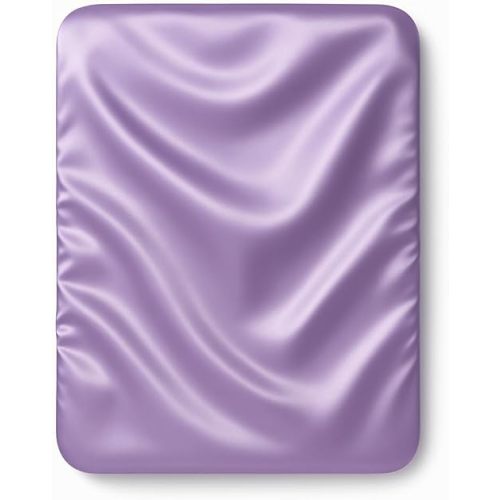Satin Bassinet Sheet, Great for Baby Hair, Soft Silk Feeling Sheet for Rectangle Cradle Bassinet Mattress Pad, for Girls Gift Newborn and Infant(Purple)