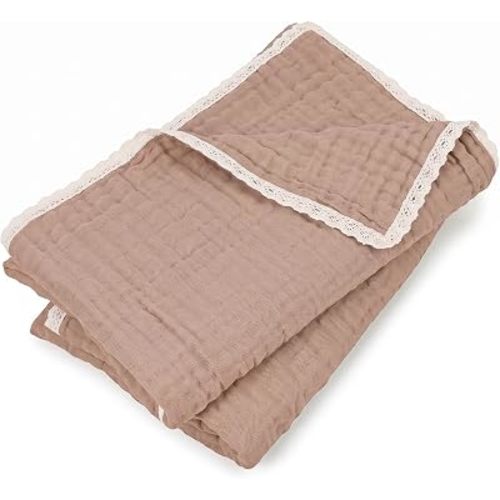 Soft Cotton Muslin Bath Towels Set of 2, Lightweight Gauze, 31.5"x62"
