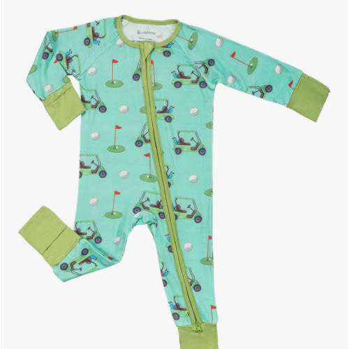 LollyBanks Baby Pajamas, 2-Way Zipper Romper, 95% Viscose Made from Bamboo and 5% Spandex, Baby Sleepers