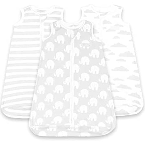Amazon.com: Baby Sleeping Bag Sack – Infant Sleeping Bags - Pure Cotton Wearable Blanket Baby Sleep Bag – Unisex Zip Up Baby Bag for Boys and Girls (Grey Elephants, 18-24 Months) : Baby