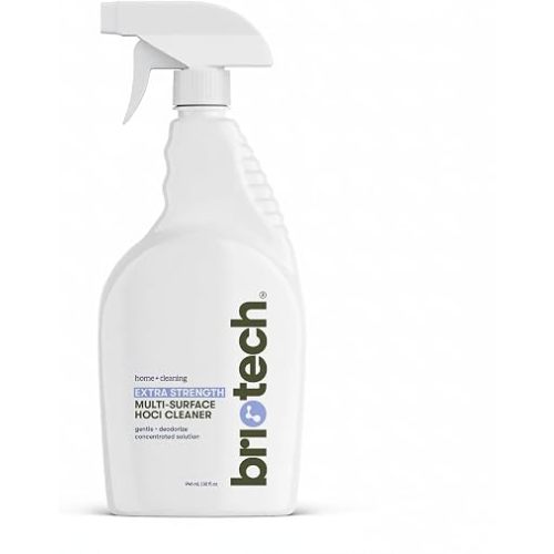 BRIOTECH Extra Strength HOCl Cleaner, 500 PPM Hypochlorous Acid Concentrate, ULV Foggers & Humidifiers, Professional Deodorizer for Dental, Offices, Schools, Homes, Peroxide Free, 32 fl oz