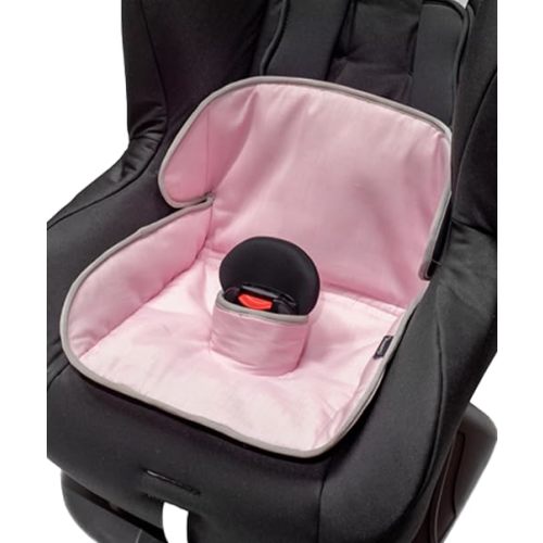 Lynmark® Potty Training Car Seat Protector Cover - Waterproof Soft Piddle Pads for Toddlers and Baby Carseat - Travel-Friendly Universal Washable Liner Mat for Spills, Nappy Leaks, Accidents - Pink