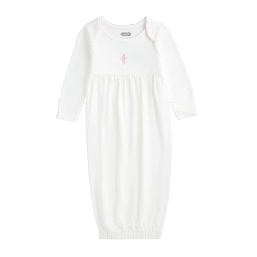 Mud Pie Baby Crochet Cross Gown