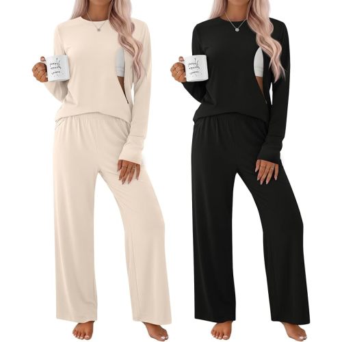 2 Pack Maternity Nursing Pajamas Set