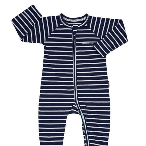 BONDS Zip Wondersuit | BZDYA | Black Sea & White