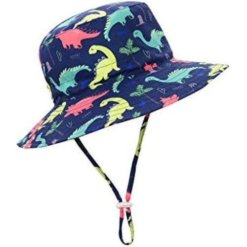 Baby Sun Hat UPF 50+ Sun Protective Toddler Bucket Hat Summer Kids Beach Hats Wide Brim Outdoor Play Hat for Boys Girls