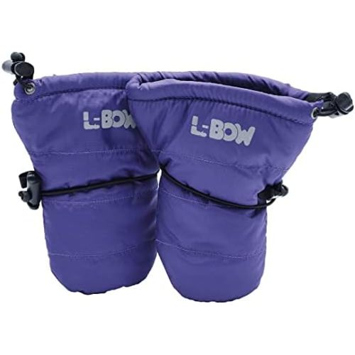 L-Bow Infant Cold Weather Mittens + Mittens For Winter + Stay On Design For Baby Boys & Girls + Warm Waterproof Material