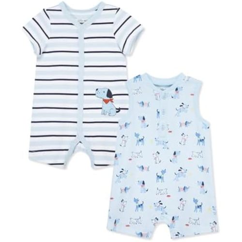 Little Me Baby Boys 2-pack of Rompers