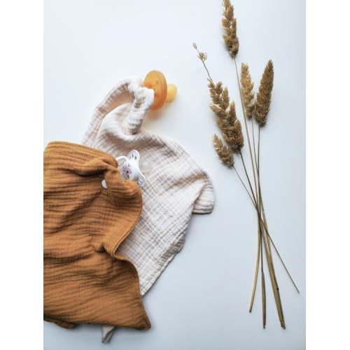 Organic Baby Paci Lovey  Gender Neutral Binky Security