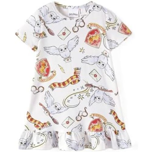 Harry Potter Pajamas Girls Nightgowns Gryffindor Hogwarts Long Sleeves Nightgown Casual Dress Sleepwear for Kids Girls