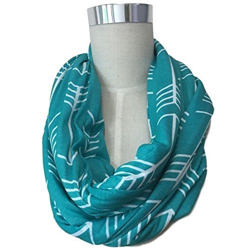 Infinity Nursing Scarf for Breastfeeding | Cover Hides Back for Discreet Privacy