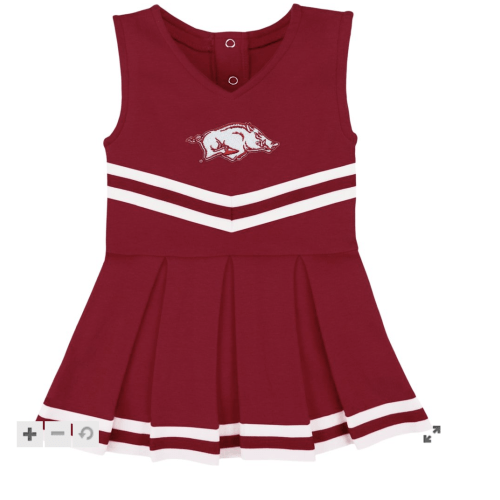 Arkansas Razorbacks Infant's Cheer Dress
