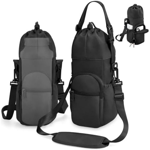 Portable Travel Bag for Breast Milk Cooler, Fits Milk Cooler & Portable BreastMilk Chiller, Leakproof,Insulated & Scratch-Resistant Bottle Carrier with Shoulder Strap & Extra Storage，Black