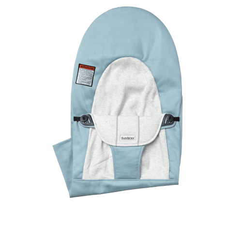 Extra Fabric Seat for Bouncer Balance Soft: Blue/Gray - Woven/Jersey
