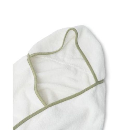 100% Organic Hooded Towel + Washcloth 2-Pack (Sage)