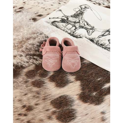 Boot Mock(Dusty Pink Suede) – theFRINGEDpineapple