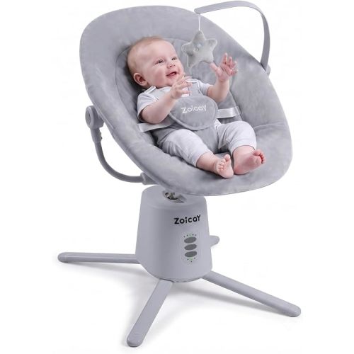 Baby Swings for Infants with 3 Modes & 5 Speeds, BT App & Remote Control