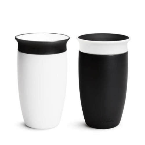 Miracle® 360° Black & White Sippy Cup, 10oz, 2pk