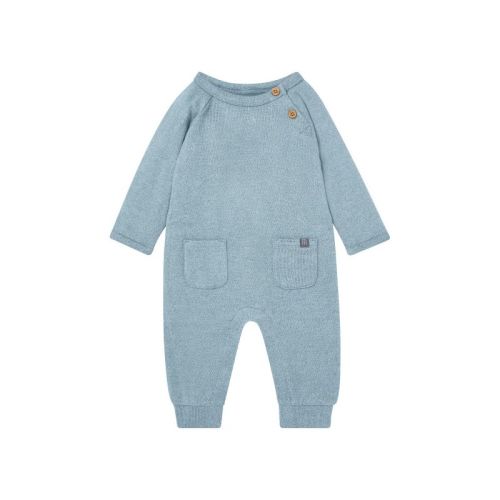 Modern Moments™ by Gerber Baby Boys' Raglan Sleeve & Long Leg Romper, Teal Heather, 3-6 Months
