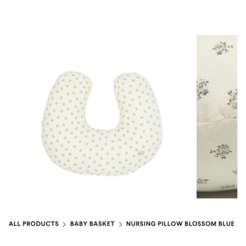 Nursing Pillow Blossom Blue · Minicoton
