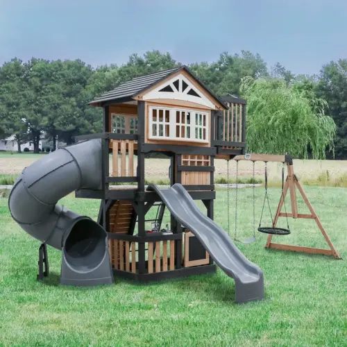 Backyard Discovery Magnolia Falls Swing Set- Do It Yourself | Costco
