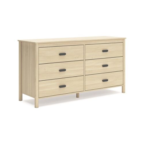 Signature Design by Ashley Cabinella Six Drawer Dresser, Tan