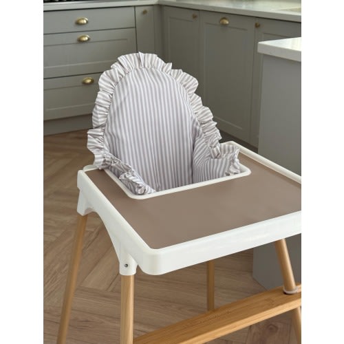 Dove Stripe Cushion Cover: Ikea Antilop Highchair