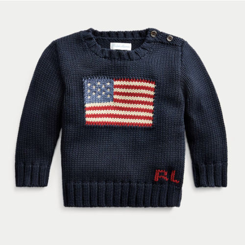 Baby Boy The Iconic Flag Sweater | Ralph Lauren