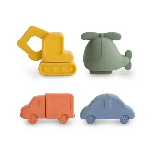 Vehicles Mold Free Bath Play Set - 4 Pack
