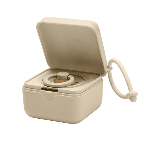 BIBS Pacifier Box, Vanilla