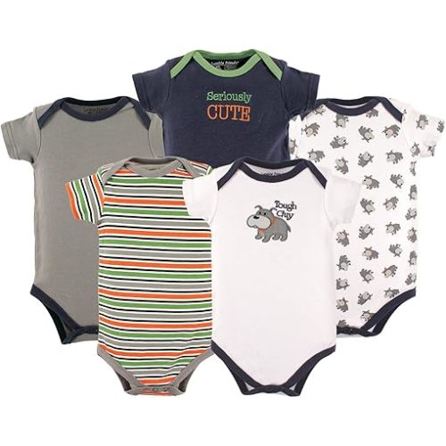 Luvable Friends Unisex Baby Cotton Bodysuits