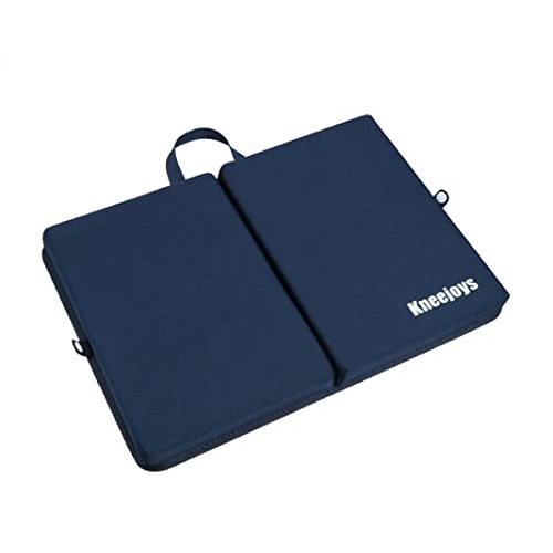 Kneejoys Women & Men Knee Pad - Bath Kneeler with Baby & Garden Kneeling Pads, Yoga Knee Cushion (Nave Blue)