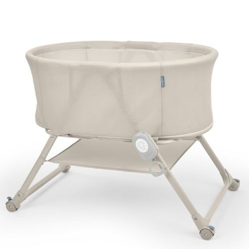 SwaddleMe by Ingenuity Snooze & Stow Easy Folding Bassinet - Sand
