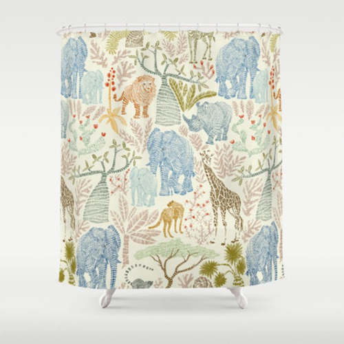 Wildlife Safari Shower Curtain
