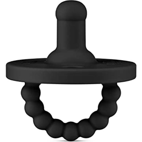 Ryan & Rose Cutie PAT Pacifier Teether (Stage 2, Black)