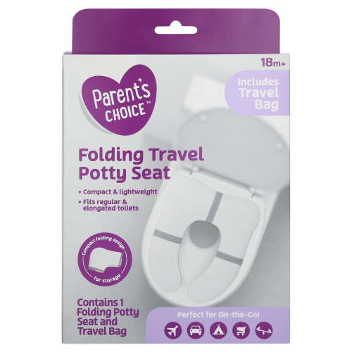 Parent's Choice Folding Travel Potty Seat with Travel Bag, 18m+