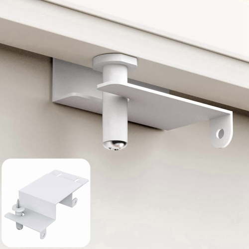 Adjustable Child Safety Door Top Lock Metal Child Proof Door Top Lock for Interior & Exterior & French Door White