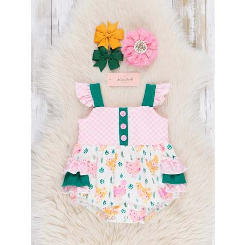 Charming Chickens Ruffle Bubble