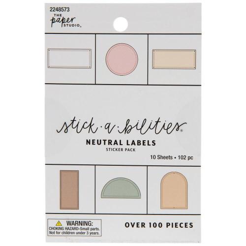 Neutral Label Stickers