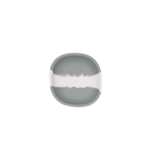 CLOUD GREY Dip Dye Square Suction Bowl – Calla and Friends