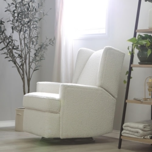 Hemingway Boucle Swivel Recliner