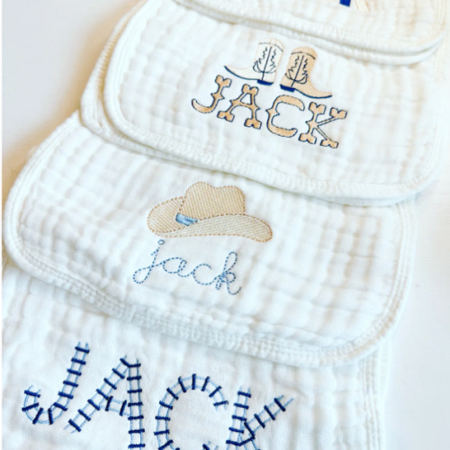 WHLX - Muslin Burp Cloths – Stitchin' Pretty