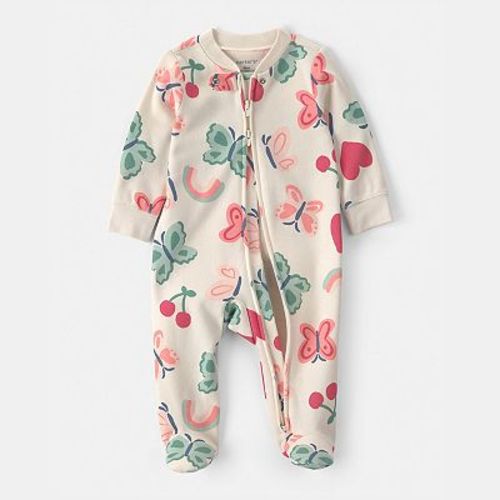 Baby Girl Carter's Butterfly Snug Fit Sleep & Play Pajamas