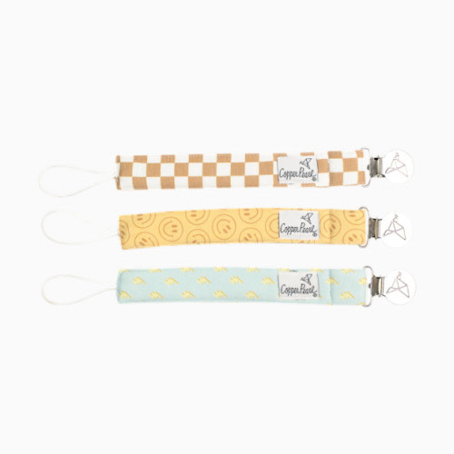 Copper Pearl Binky Clip Set (3 Pack) - Vance