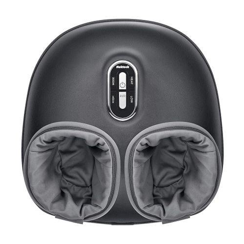 Nekteck Shiatsu Foot Massager with Heat, FSA Eligible Deep Kneading Therapy Air Compression, HSA Feet Massage Improve Blood Circulation Foot Wellness Soothing Pain Relief, Relax for Home Office Use