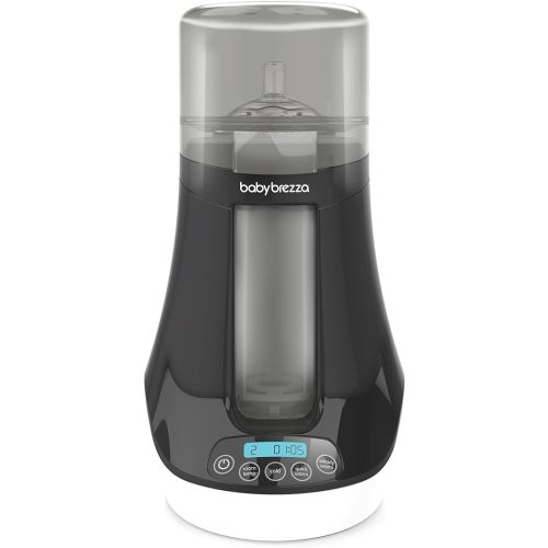 Baby Brezza Fast Baby Bottle Warmer - Baby Milk + Breastmilk Warmer Defroster – 2 Unique Temperatures for Breastmilk + Formula - Universal Fit for All Bottles, Bags + Jars