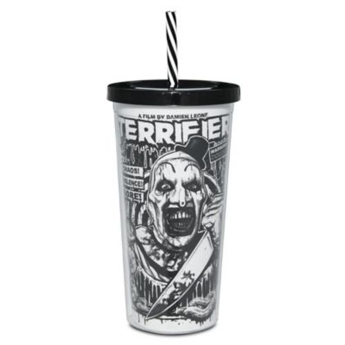 Art the Clown Cup with Straw 16 oz. - Terrifier 2 - Spencer's