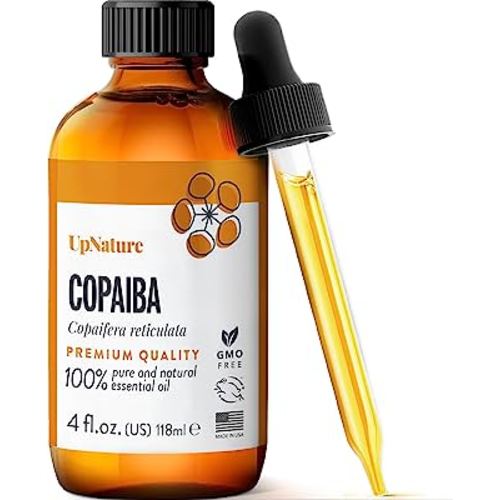 UpNature Copaiba Essential Oil - 100% Natural & Pure, Undiluted, Premium Quality Aromatherapy Oil - Heal Scars and Improve Skin Health - Reduce Pain and Relieve Congestion - Soothe and Calm Skin, 4oz