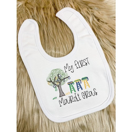 My First Mardi Gras Bib